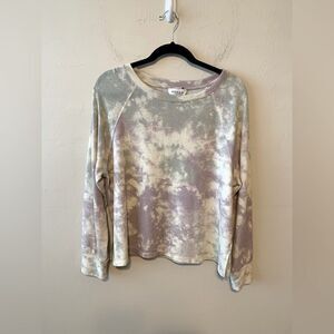 Gilli pastel tie dye sweatshirt size L